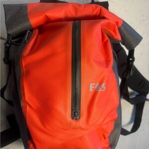 Red and Gray Men's Backpack Drypack -Never Used